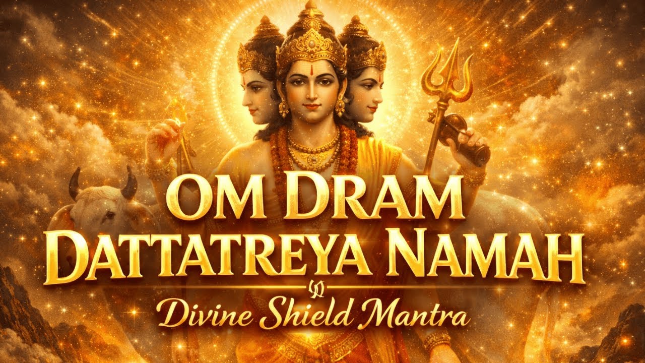 OM DRAM DATTATREYA NAMAH | Divine Shield Mantra | ॐ द्रां दत्तात्रेय नमः