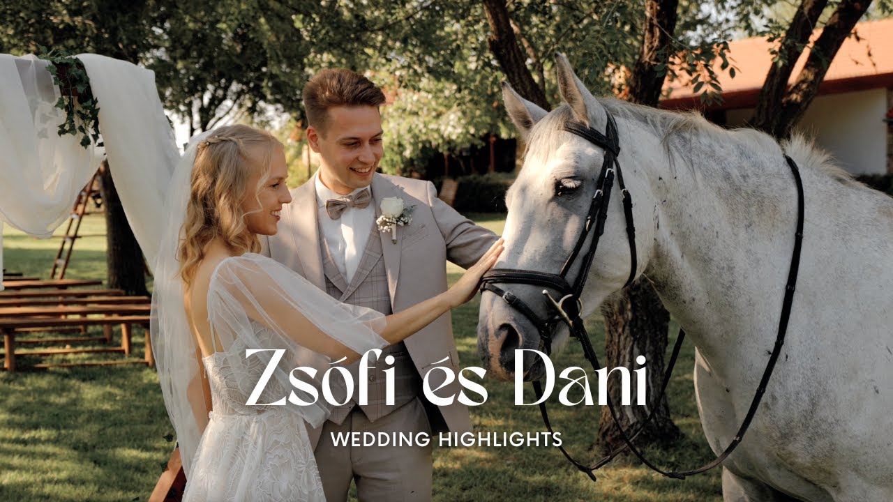 Zsófi és Dani - 2024 Esküvői Videó | Wedding Highlights (Jakab Lovasudvar - Dabas)