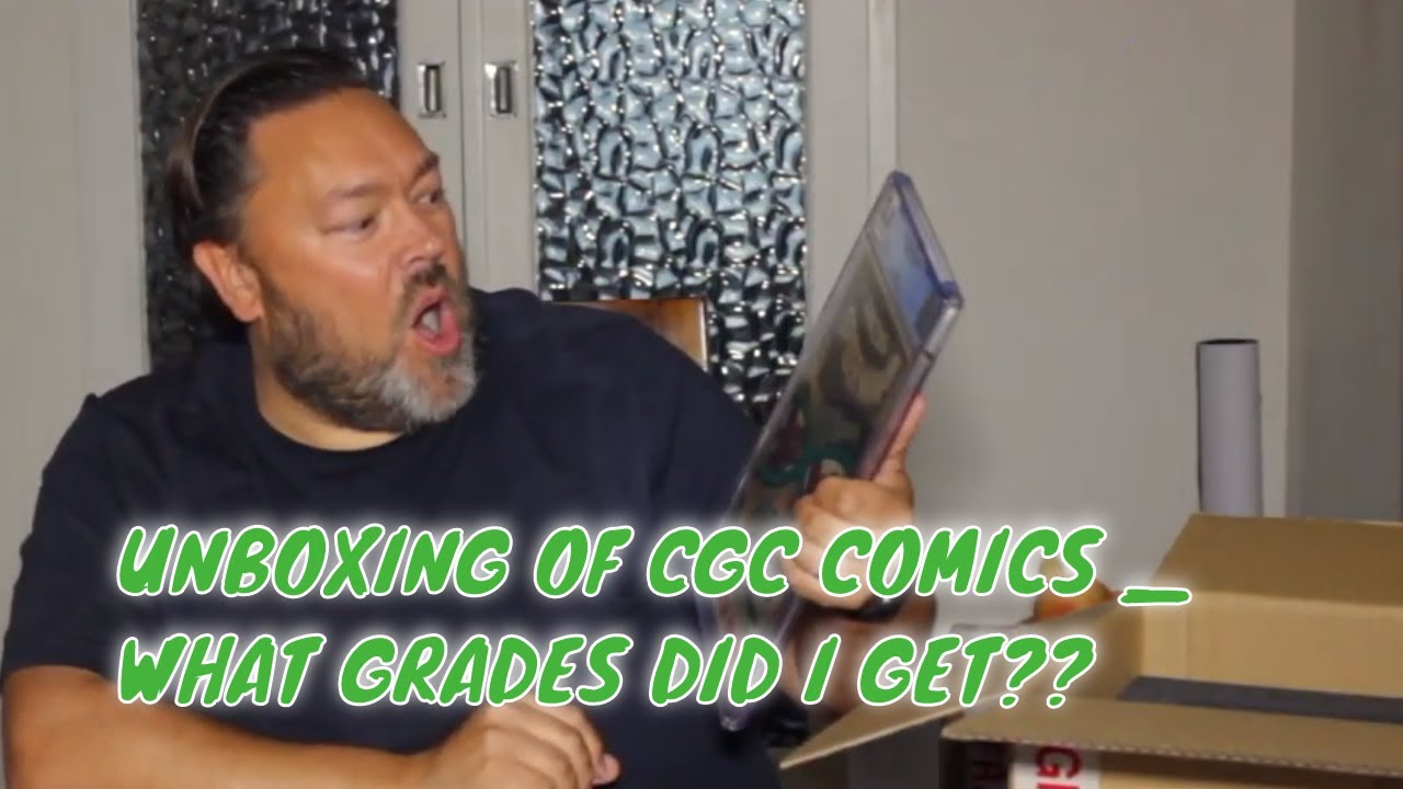 Unboxing CGC Comics - Surprising Results From Pressing