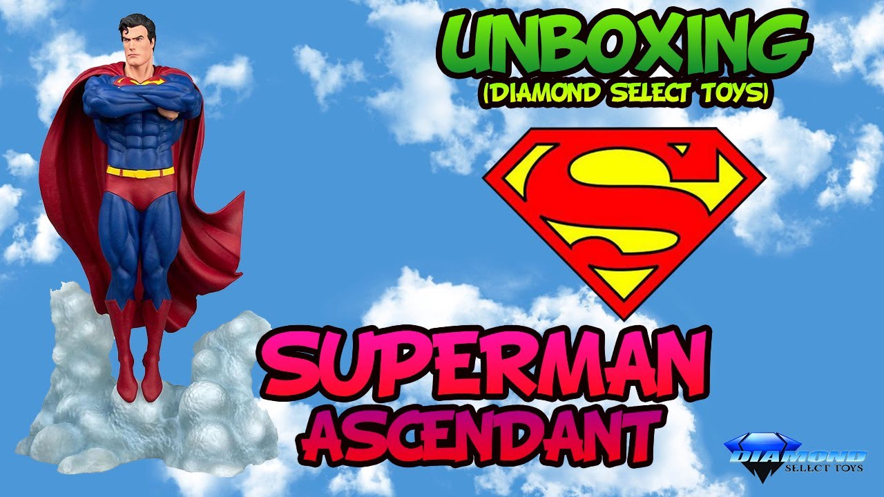 SUPERMAN ASCENDANT UNBOXING DST (Gallery Diorama Diamond Select Toys) (Español)