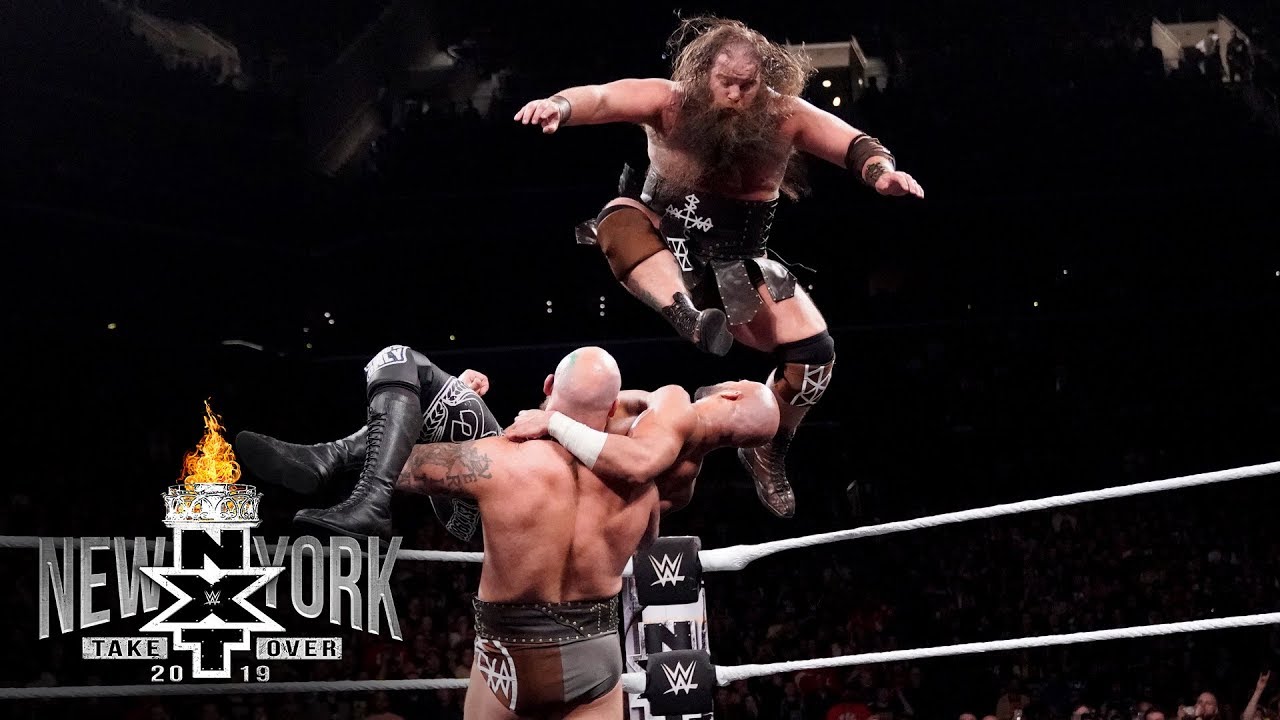 Bodies fly in explosive NXT Tag Team Title Match: NXT TakeOver: New York (WWE Network Exclusive)