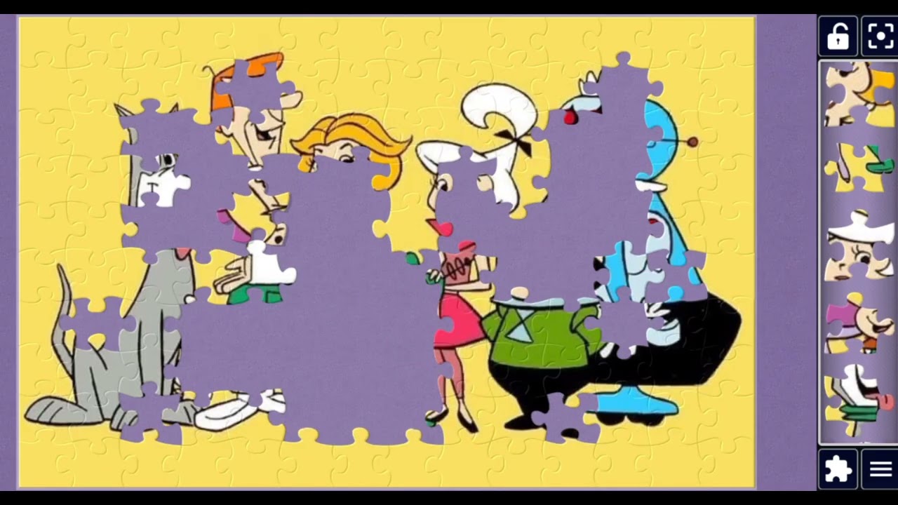 Disney Classic Jetson Family🧑‍🧑‍🧒👀🙂🎉🧩 joyful jigsaw puzzle 🧩//@jigsawart4512 