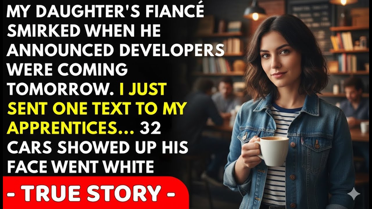 Fiancé Said, 'Developers Are Coming Tomorrow to Tear Down Your Workshop' — So I Sent One Text...