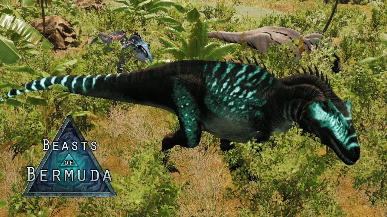 Bio Acro Hoarde Rampage - Beasts of Bermuda Acrocanthosaurus Gameplay