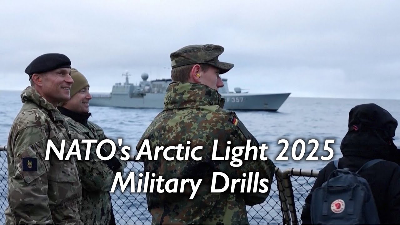 NATO-led military drills underway off Greenland coast highlighting Russia's built-up in Arctic