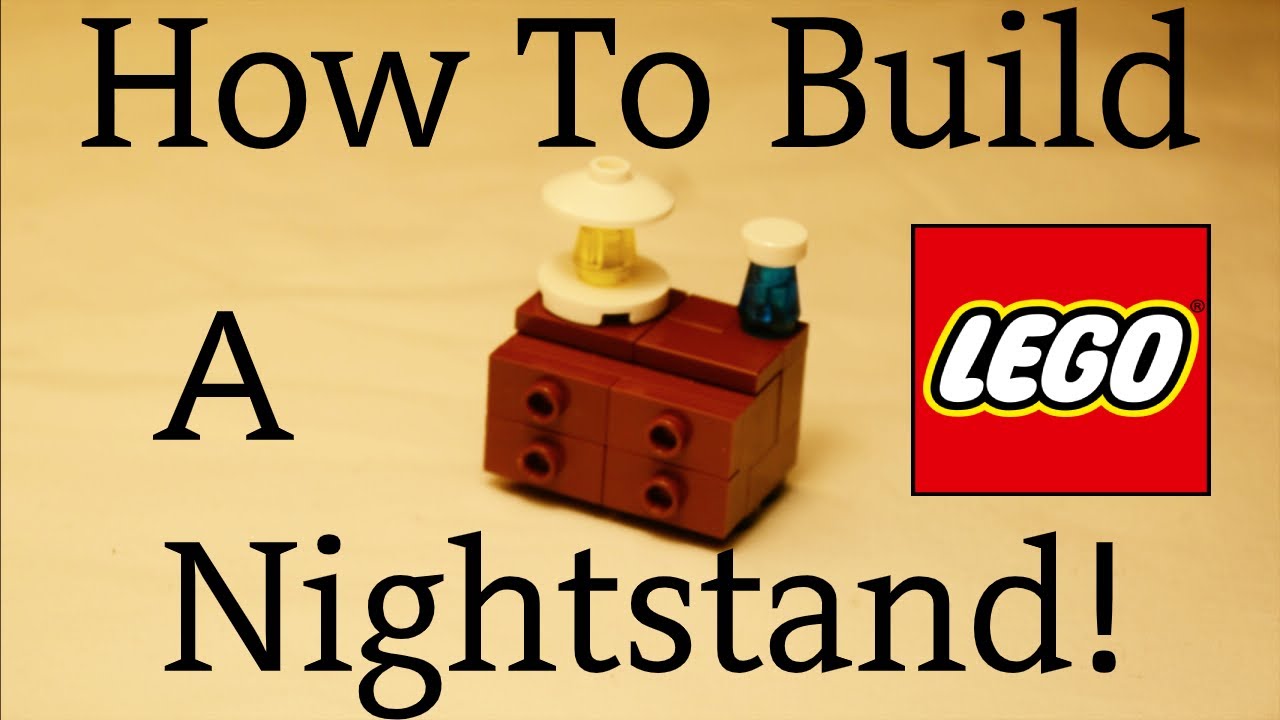 Lego Bedside Table Instructions!