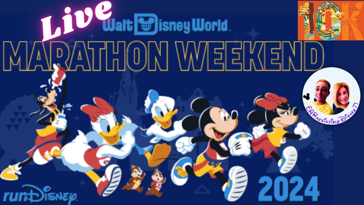 🔴 LIVE! Walt Disney World Marathon Weekend! runDisney 10K 1/5/24