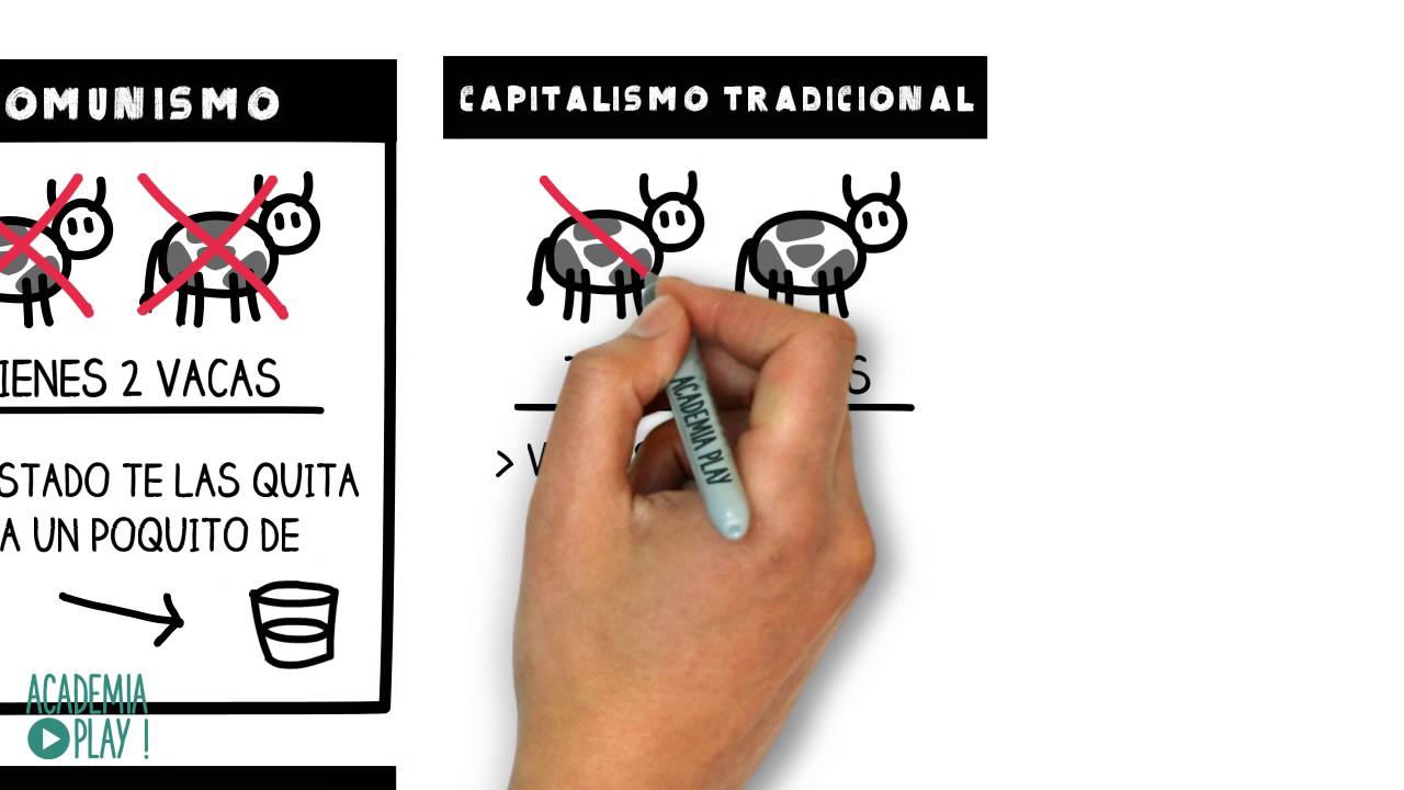 Sistemas económicos explicados con vacas (vídeo humorístico)