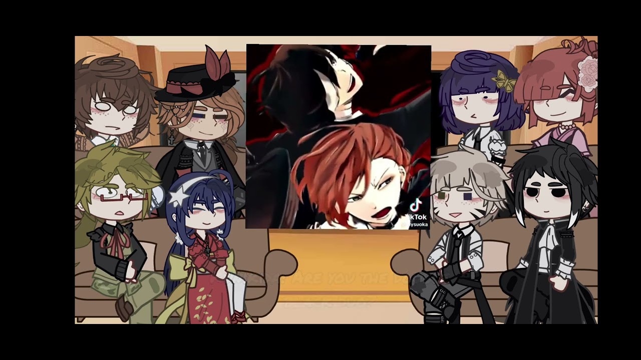 Bsd React to soukoku (2x) my Au