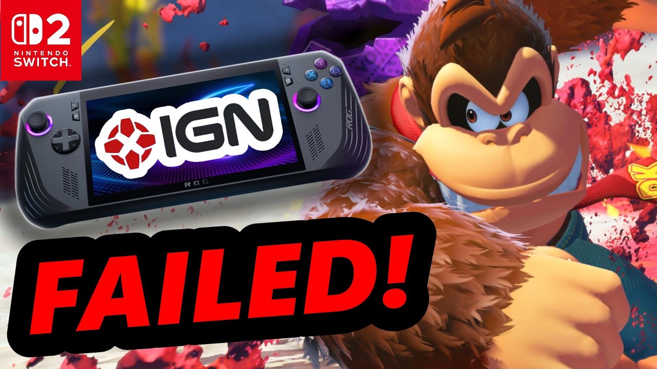 IGN finally admits Switch 2 DESTROYED handheld gaming PCs...