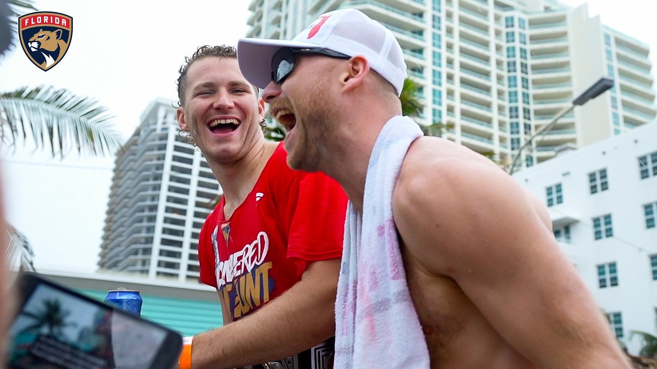 Tkachuk & Bennett WENT WILD During the Panthers Parade!