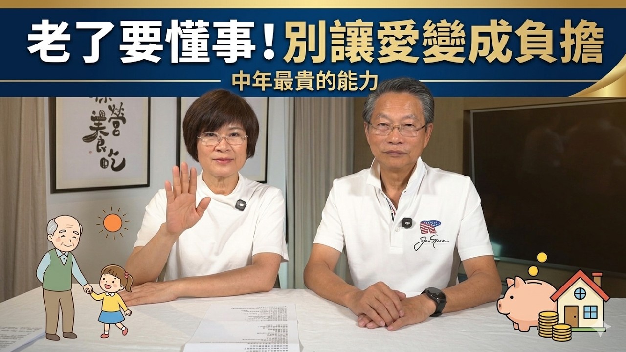 老了要懂事！別讓愛變成負擔，做個有錢、有健康、有尊嚴的「懂事長」！[尪某答嘴鼓]