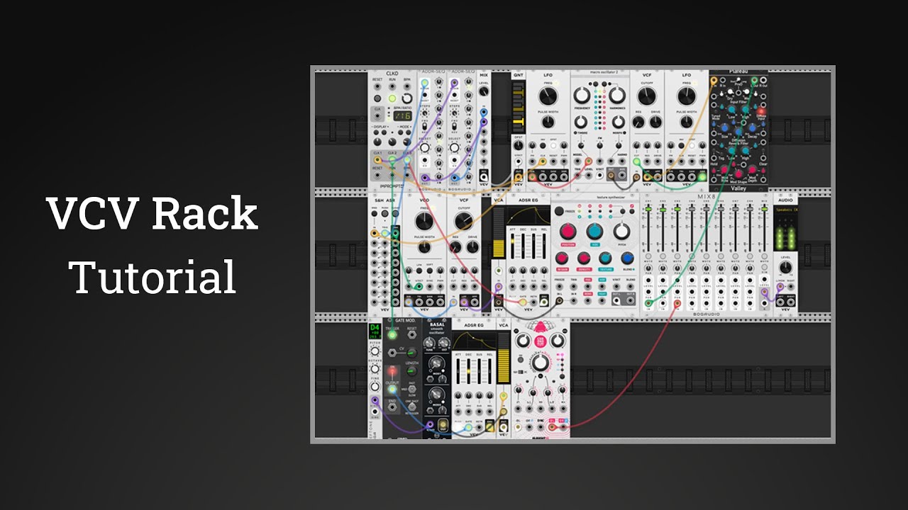 Basic Generative Ambient patch with VCV Rack