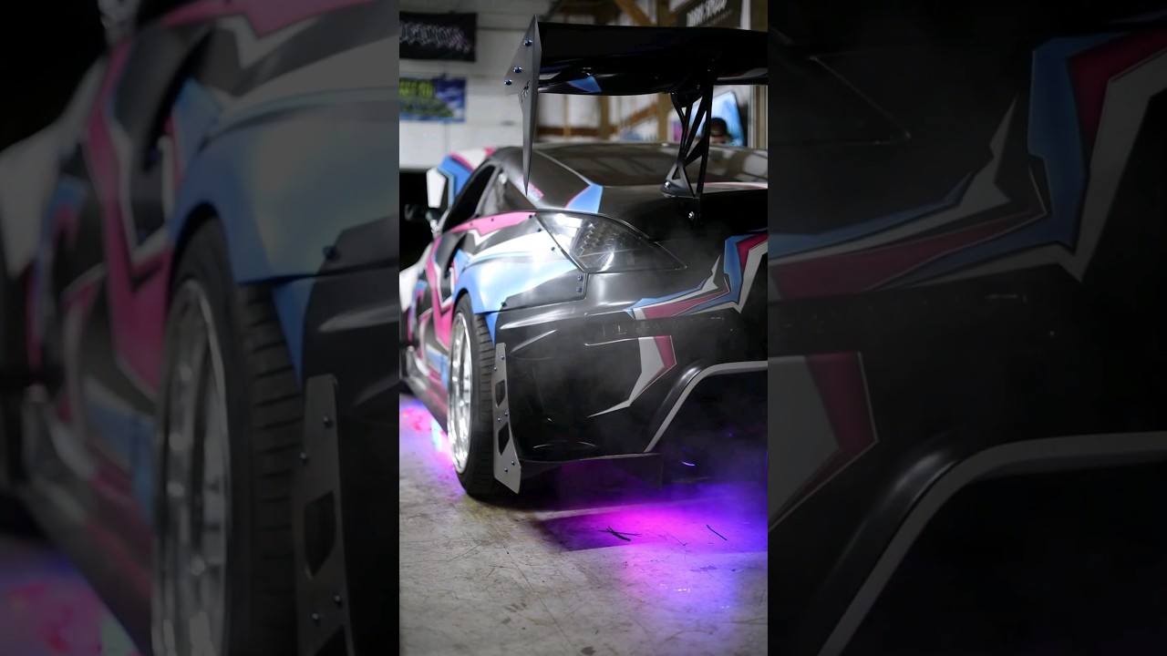 Quick install of this lowglow undercar light kit! The wiring was a breeze! #350z #lowglow #underglow