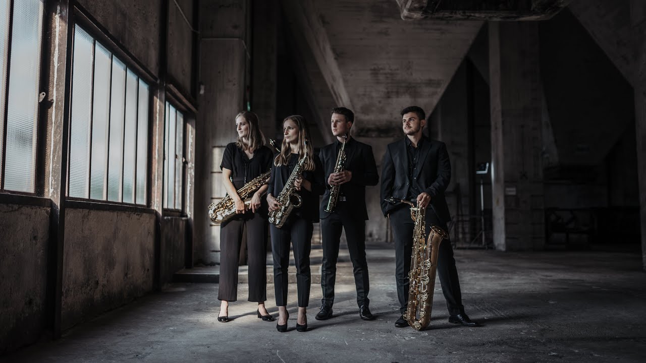 Michael Nyman - Songs for Tony (1st movement) | Multiphonic saxophone quartet