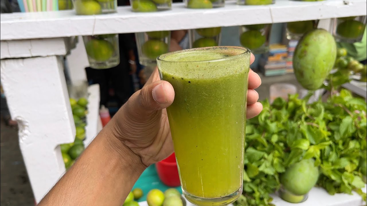Beautifully Decorated Aam Panna Stall | Indian Street Food