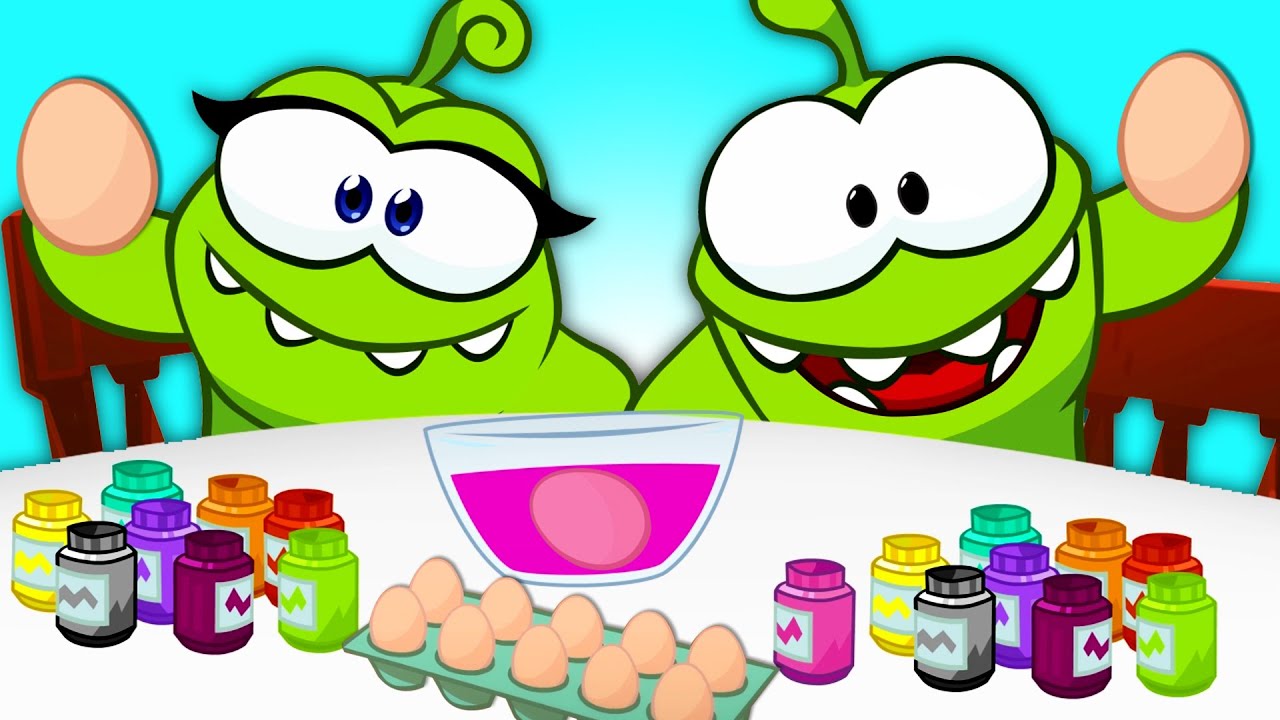 رسوم متحركة للأطفال 🥚 بيض أوم نوم الملون 😂 أوم نوم بالعربية