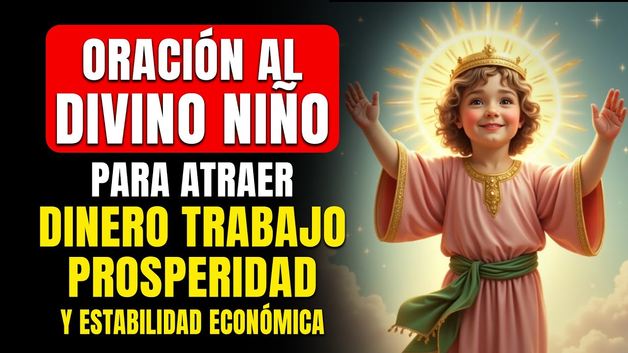 ORACIÓN AL DIVINO NIÑO JESÚS PARA ATRAER DINERO, TRABAJO, SUERTE,PROSPERIDAD Y ESTABILIDAD ECONÓMICA