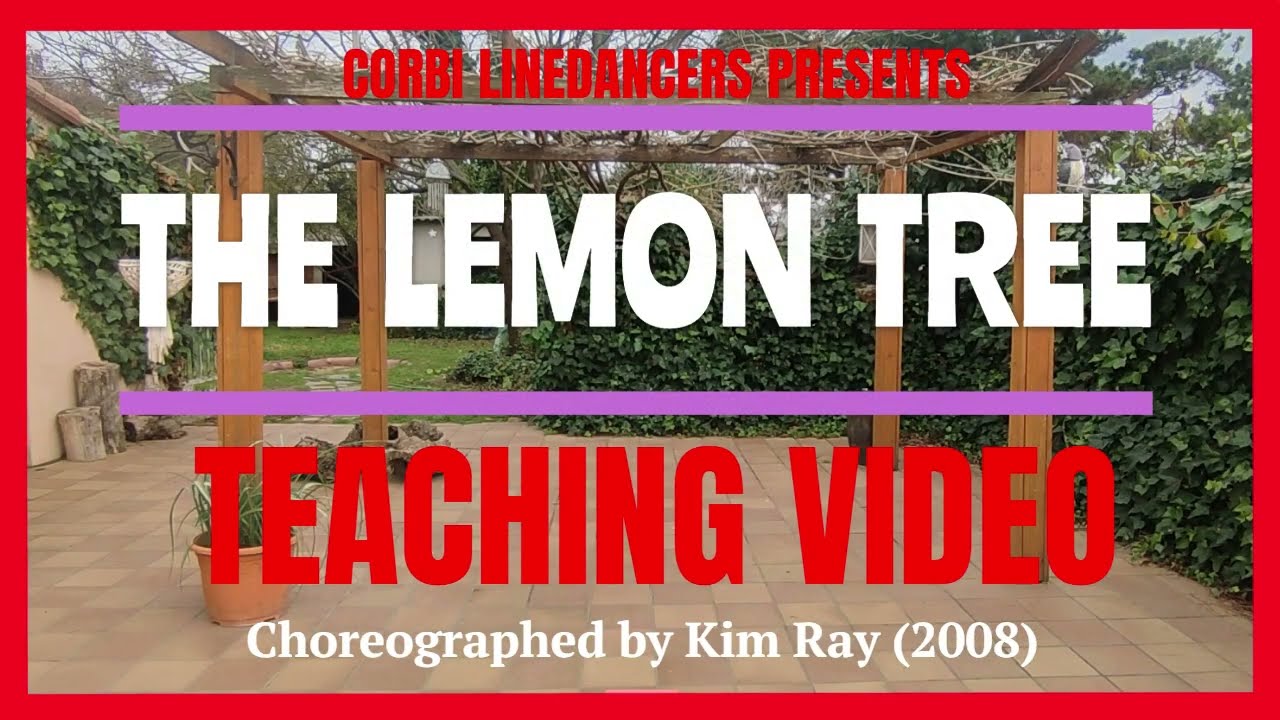 The Lemon Tree LINE DANCE (Teaching Video)