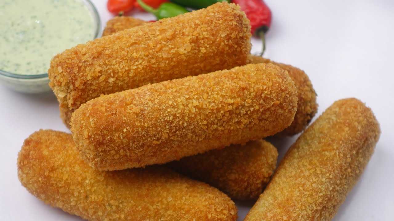 Crispy Potato Bread Rolls,Potato Stuffed Bread Roll,Easy Snacks Recipe