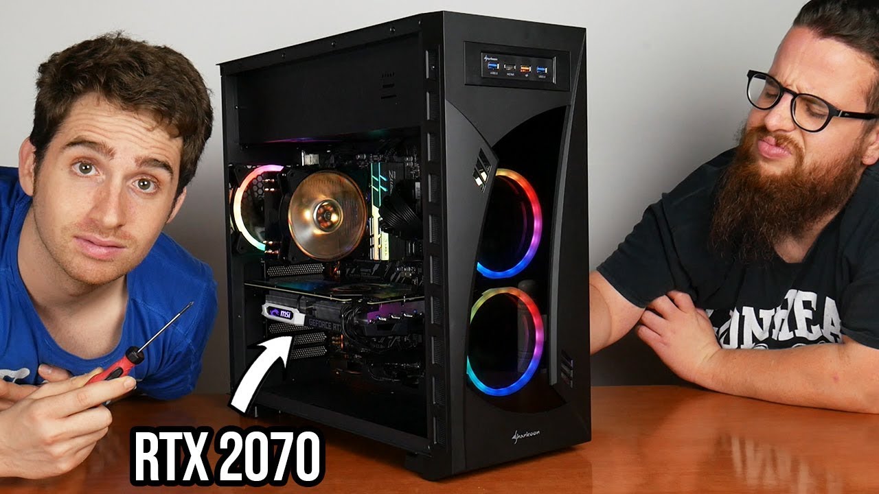 Monté un PC Gaming muy POTENTE con RTX 2070 para mi MEJOR AMIGO