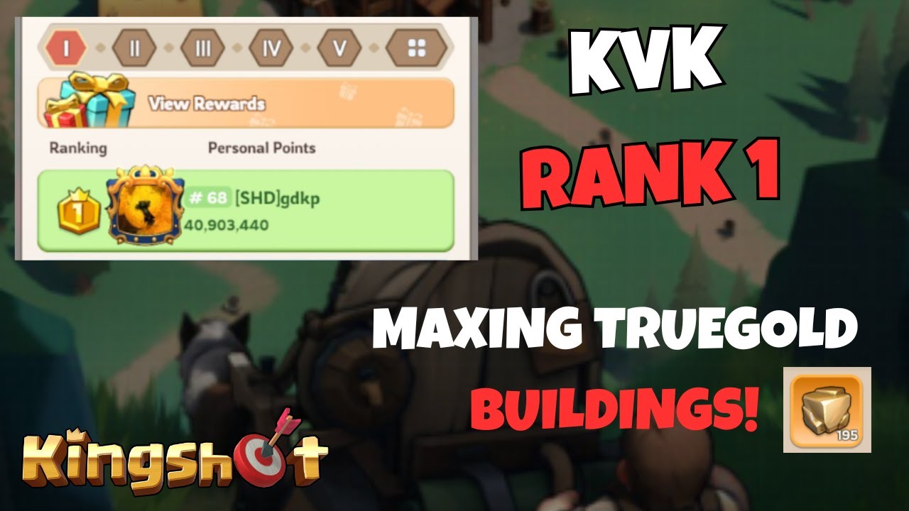 1-й ранг в KvK – Truegold Maxed, БЕЗУМИЕ! KINGSHOT