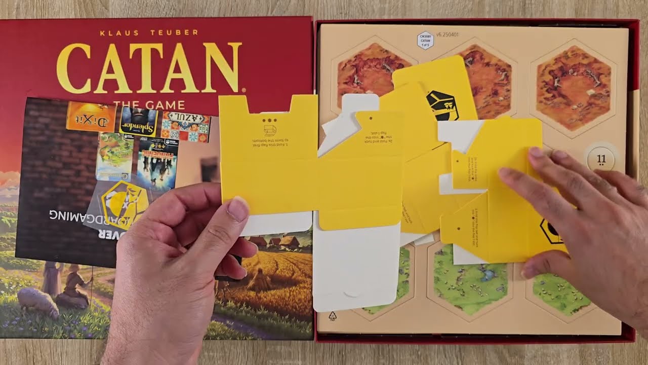 Catan 6th Edition unboxing