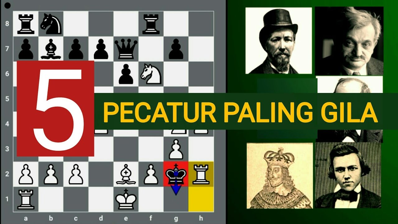 Ini dia 5 PECATUR PALING GILA dengan Pembukaan catur mematikan