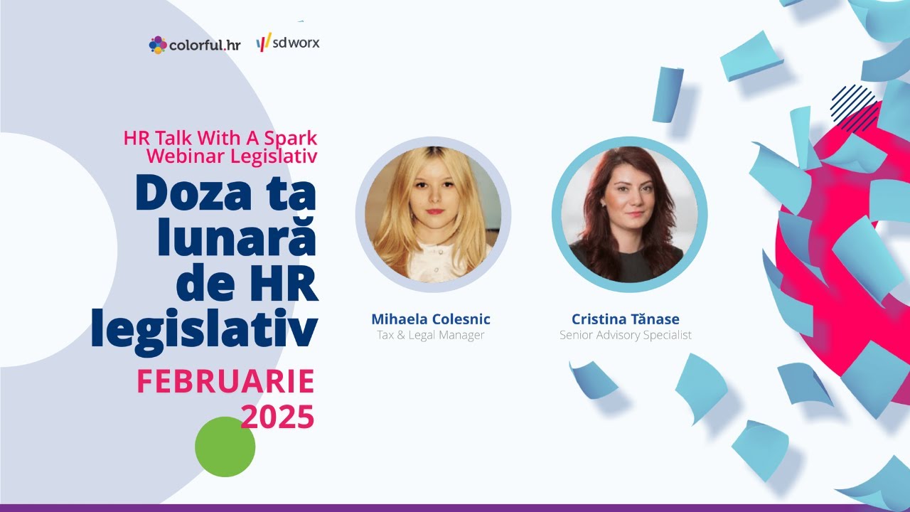 HR Talk with a Spark | Webinar Legislativ Februarie 2025