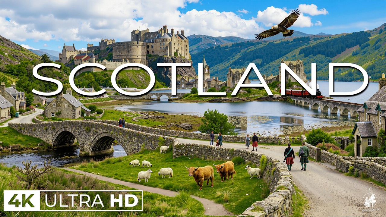 Scotland 4K UHD 🇬🇧 | Cinematic Highlands, Castles & Epic Landscapes | Relaxing Travel Film