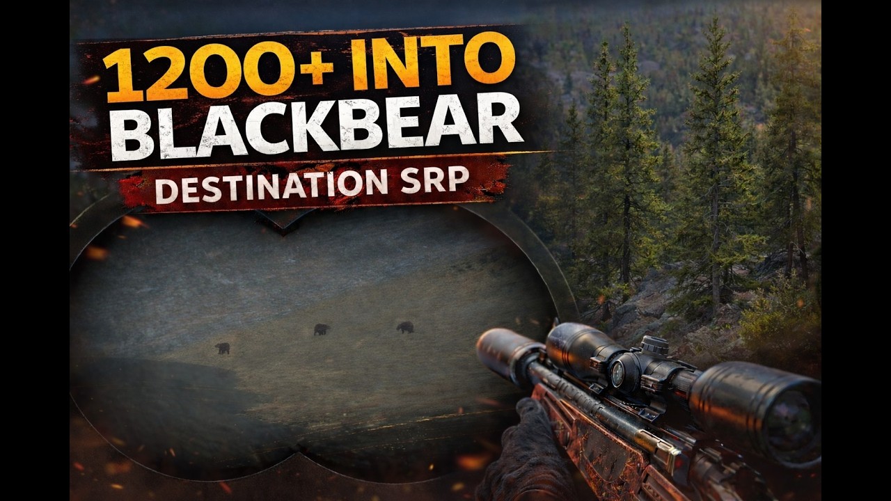 🚨LIVE🚨BLACK BEAR G1 GRIND🚨1100+KILLS IN🚨THE HUNTER - C.O.T.W🚨SRP🚨PC🚨