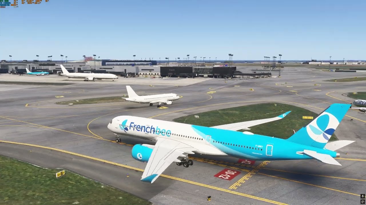 Inibuild A350 | Approach & Landing at kastrup (EKCH) | VATSIM | MSFS 2024 | 4K