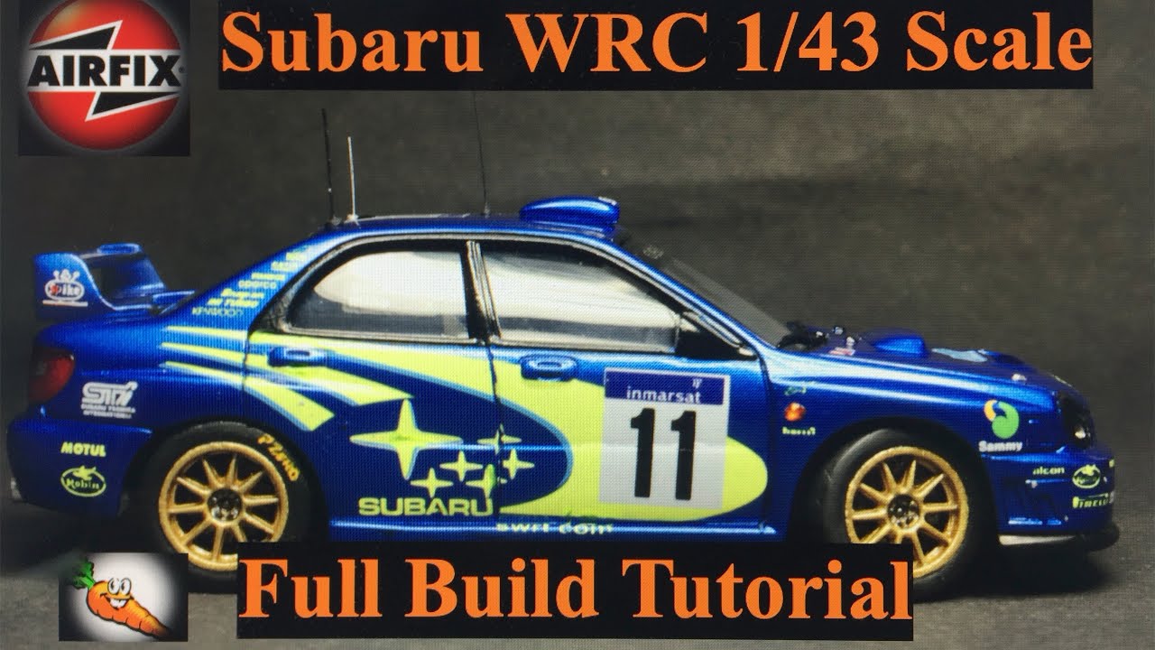 Airfix World Rally Cars (Subaru WRC 02)  1/43 Scale