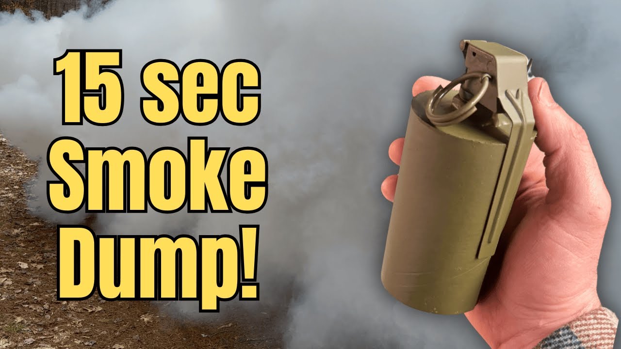 DIY Smoke Grenade: Outsmokes the M-83 in Under 30 Seconds!