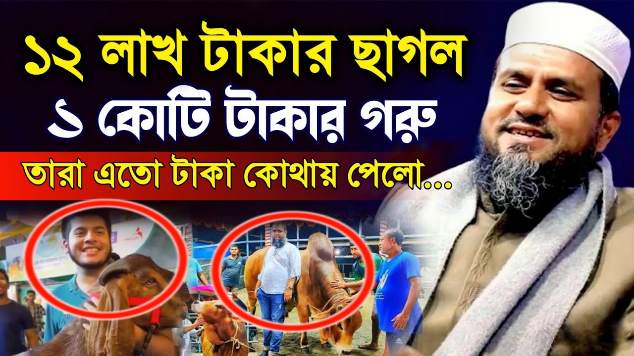 ১২ লাখ টাকার ছাগল নিয়ে যা ঘটলো | Mostak Foyezi Full Waz 2024 | মোশতাক ফয়েজী | New Waz