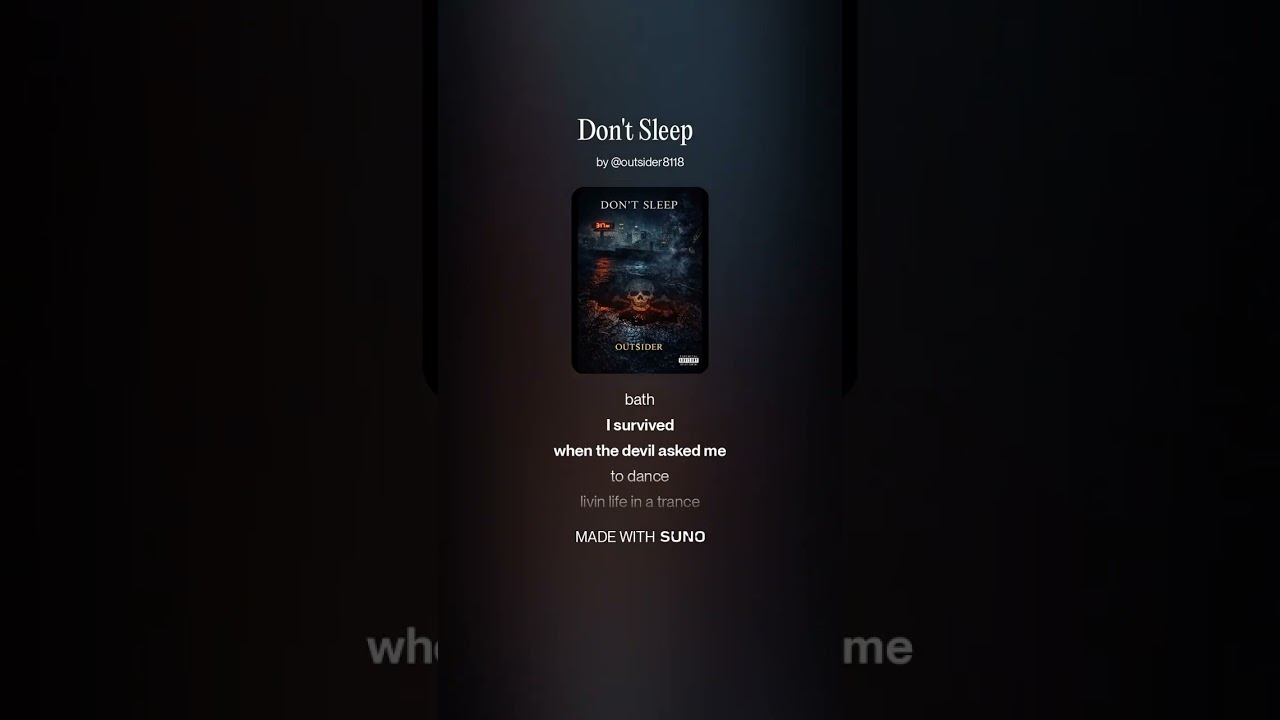 Don't Sleep