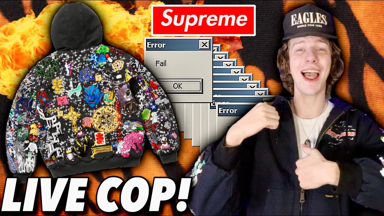 DID I COP MY GRAIL JACKET! (Supreme AOI Live Cop)