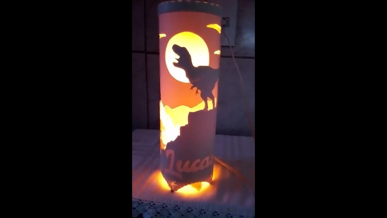 Luminária dinossauro