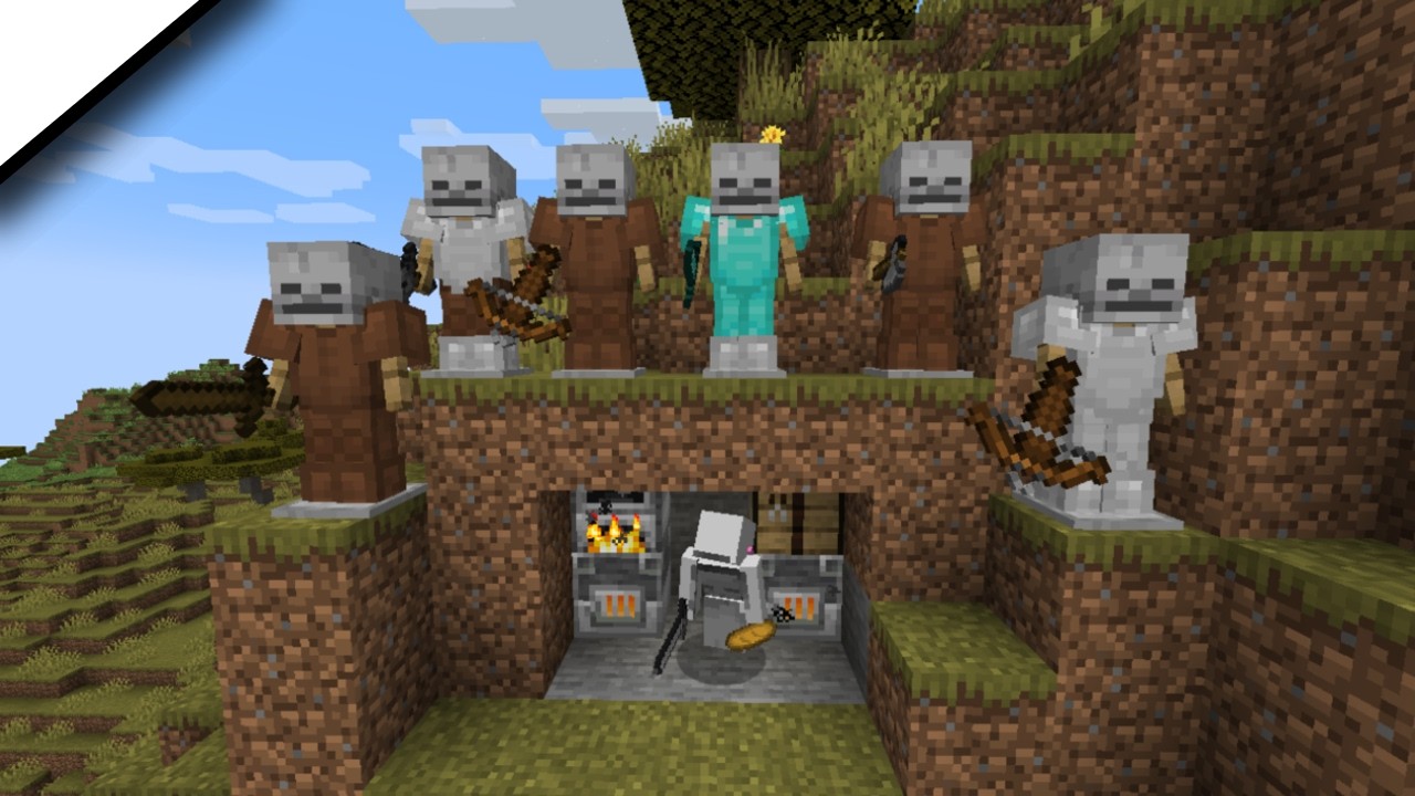 Minecraft Survivalist vs 6 AI Hitmen