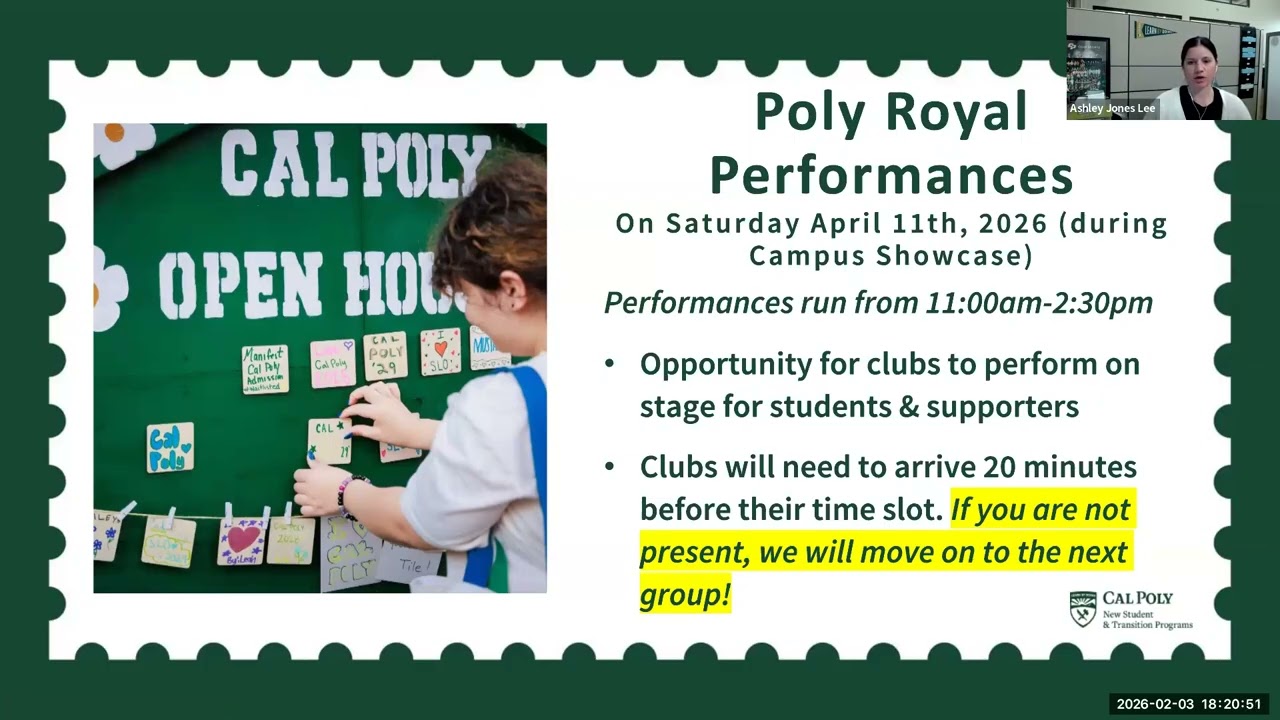 Cal Poly Open House Kickoff 2026
