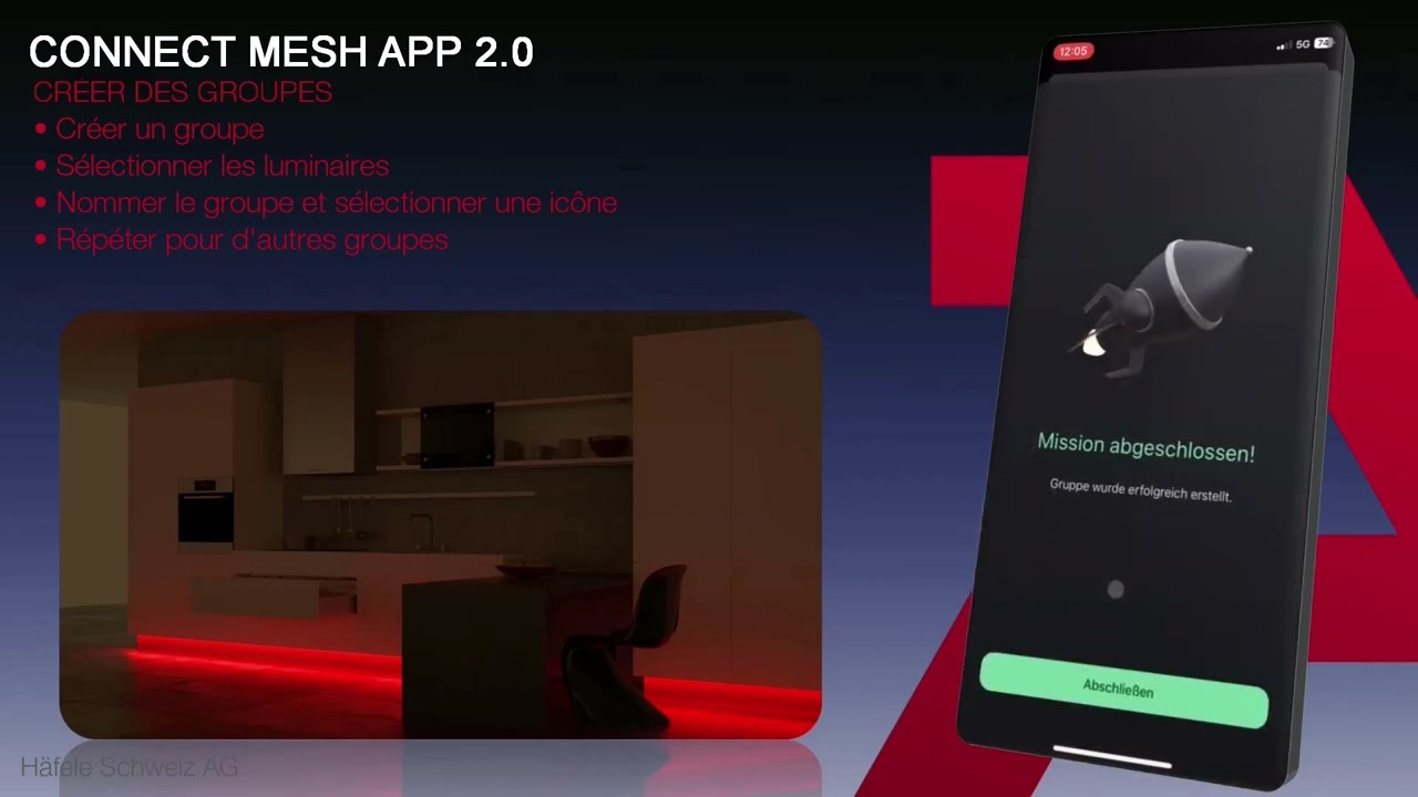 Tutoriel Häfele Connect Mesh APP 2 0
