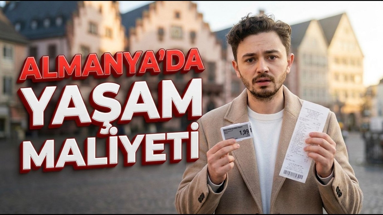 Almanya'da Hayatta Kalma Maliyeti | Minimum Aylık Giderler
