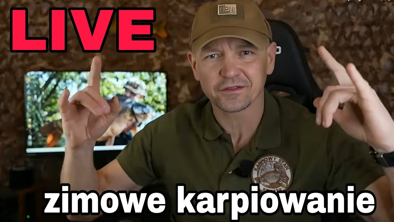 LIVE  - karpiowanie wiosną