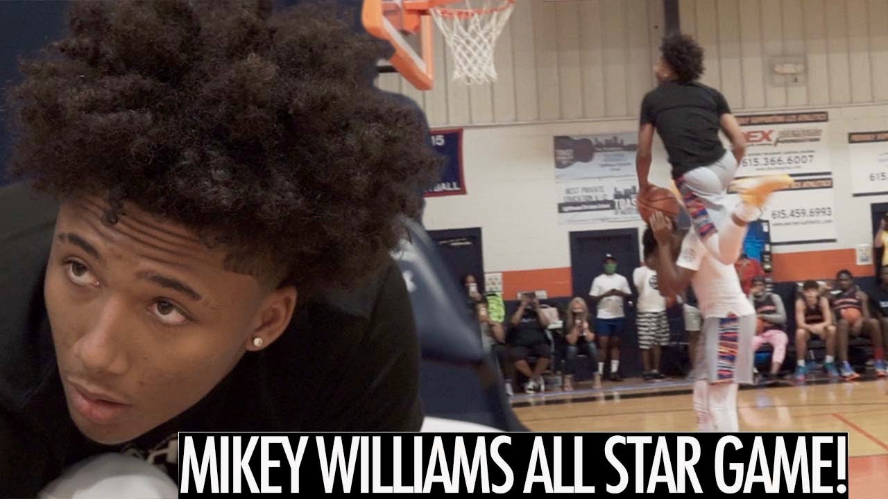 MIKEY WILLIAMS DUNK CONTEST + CATCHES BODY OVER DEFENDER IN ALL STAR GAME!