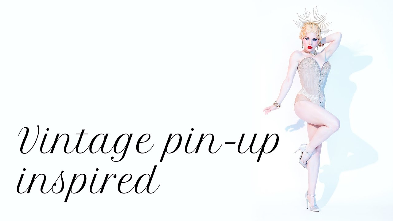 Photo Deconstruction - Vintage Pin-up Inspired