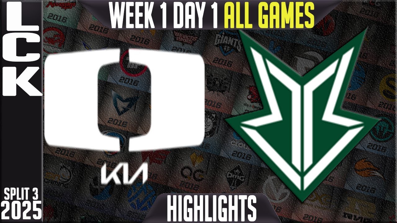 DK vs BRO Highlights ALL GAMES | LCK Split 2 2025 W1D1 | Damwon KIA vs OKSavings Brion