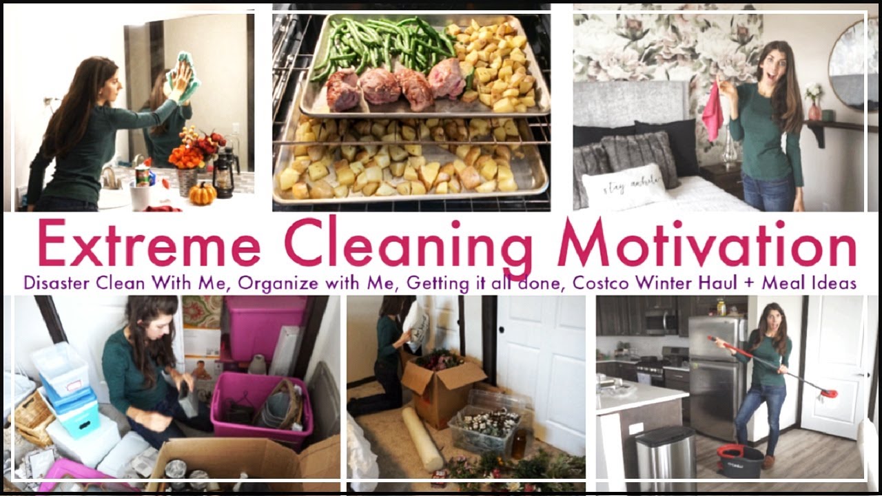 EXTREME CLEAN WITH ME | Whole House Clean With ME 2019 | Cleaning Motivation | Momma From SCratch