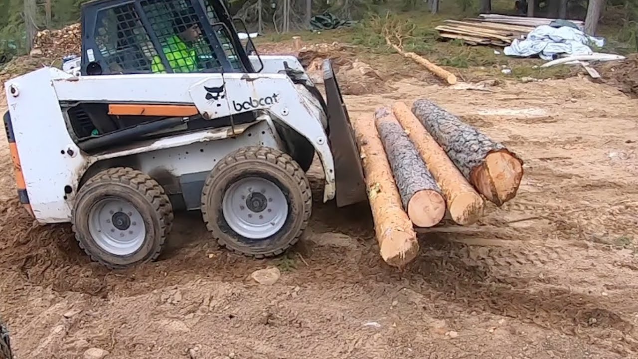 25 puunkaatoa p&auml;iv&auml;ss&auml;. 25 tree removal in one day. Yksi pieni virhe, one small fail. Husqvarna 550
