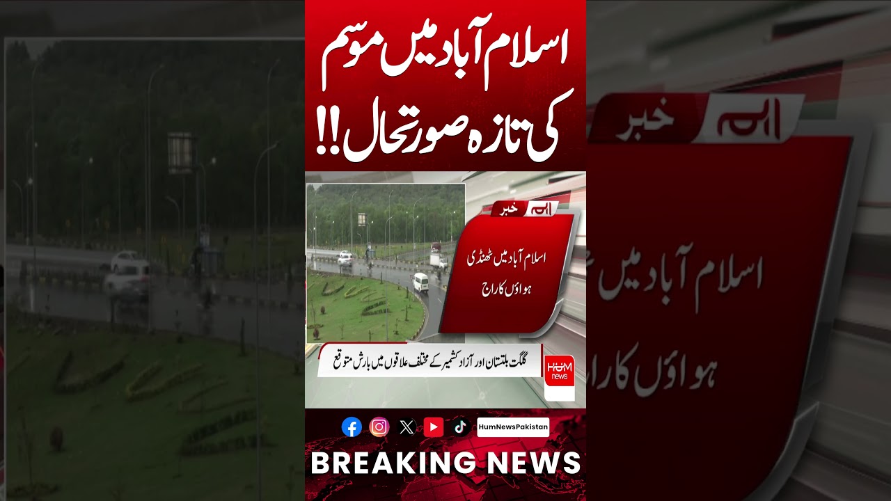 Islamabad Weather Update | Latest Temperature, Rain & Forecast | Hum News | Pakistan