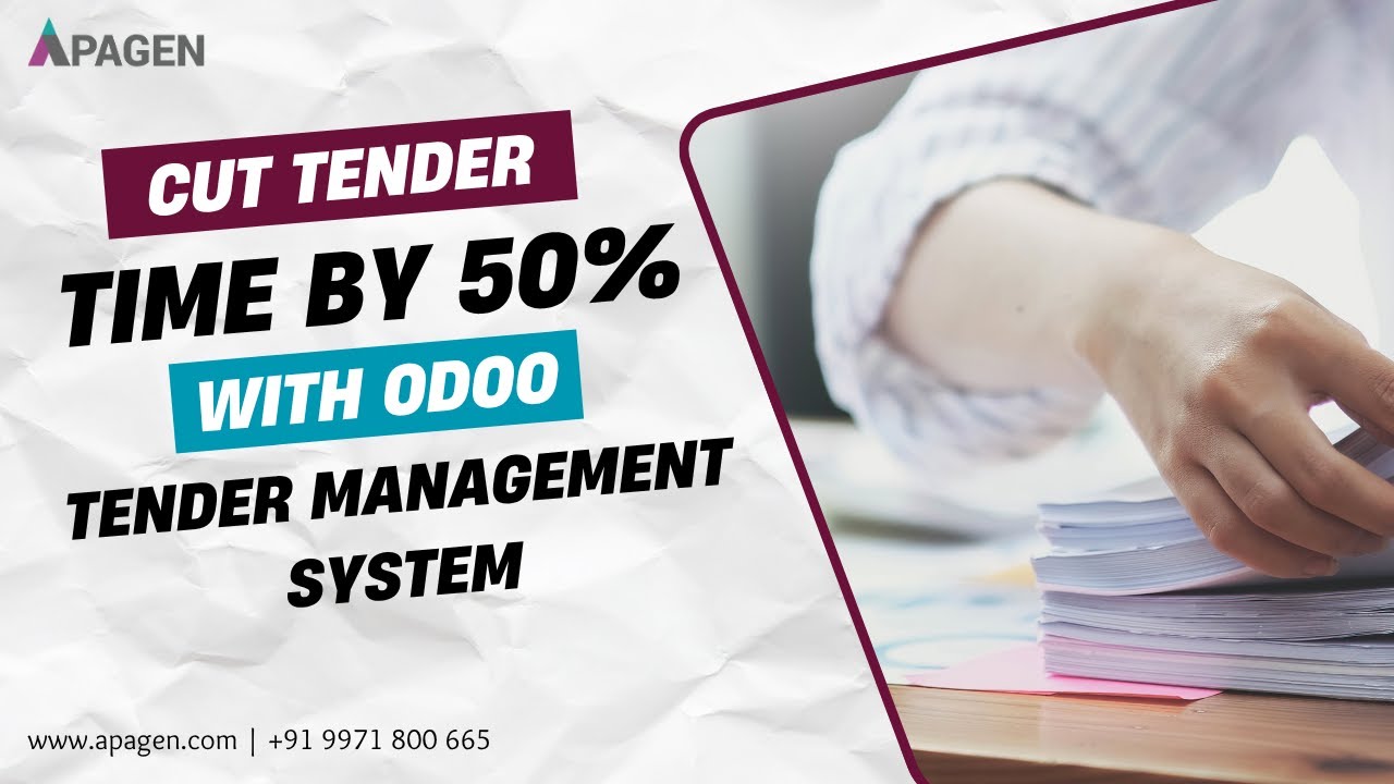 Tender Management Software | Odoo Demo for Automated Bidding & Tendering